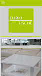 Mobile Screenshot of euro-tische.de