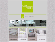 Tablet Screenshot of euro-tische.de